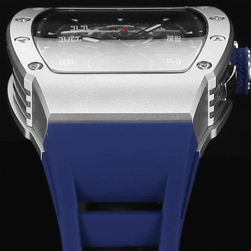 Megir 8411G Luxury Tonneau Men’s Quartz Watch with Auto Date & Sport Design